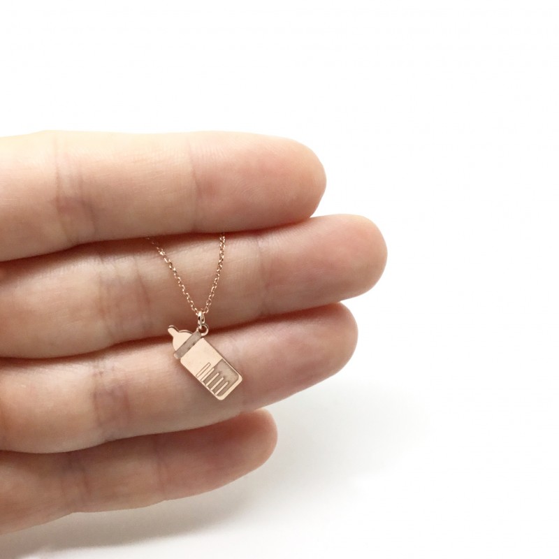 Baby Bottle Necklace Baby Bottle Necklace