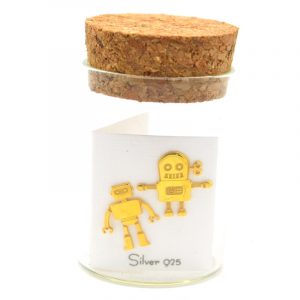 Σκουλαρίκι Robot Κουρδιστό