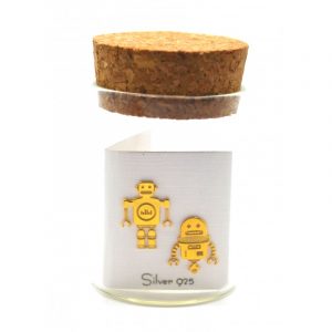 Σκουλαρίκι Robot με ροδάκι