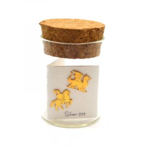 Σκουλαρίκι Ιππότης και δράκος