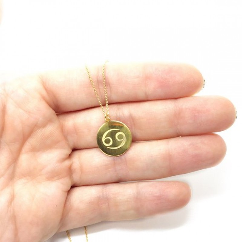 Zodiac Necklace Cancer Zodiac Necklace Cancer